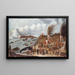 Station baleniera danese - Abraham Speeck — quadro incorniciato alla parete