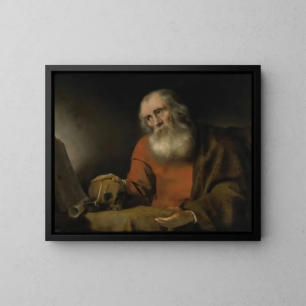 San Girolamo - Abraham van Dijck — quadro incorniciato alla parete