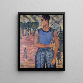 Abraham ngel - Portrait Of Hugo Tilghman The Tennis Player.webp