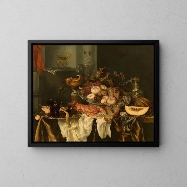 Nature morte - Abraham van Beijeren — quadro incorniciato alla parete