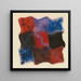 Astrazione in rosso, blu e viola - Augusto Giacometti — quadro incorniciato alla parete