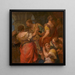Achille e le figlie del re Lycomède - Anonimo — quadro incorniciato alla parete