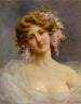 Fille avec des lilas - Achille Beltrame — vista dell’opera