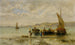 Il ritorno dei pescatori - Achille Dovera — vista dell’opera