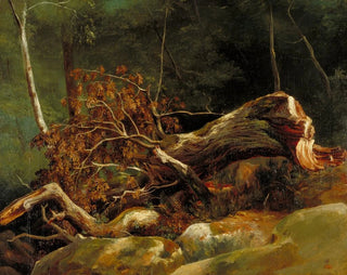 Achille Etna Michallon - The Fallen Branch Fontainebleau.webp