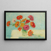 Bouquet di fiori - Achille Laugé — quadro incorniciato alla parete