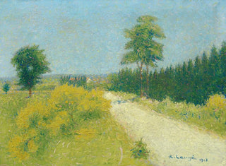Achille Laug - La route de Belvze vers le relais.webp