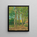 Paesaggio con grandi alberi - Achille Laugé — quadro incorniciato alla parete