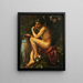 Narciso ascoltato dalle ninfe - Achilles Forcart — quadro incorniciato alla parete