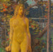 Atto femminile in piedi nel giardino - Erich Erler — vista dell’opera