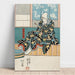 Riproduzione del dipinto Attore nel ruolo di Ashikaga Yorikane in Date Kurabe Okuni Kabuki - Utagawa Kuniyoshi