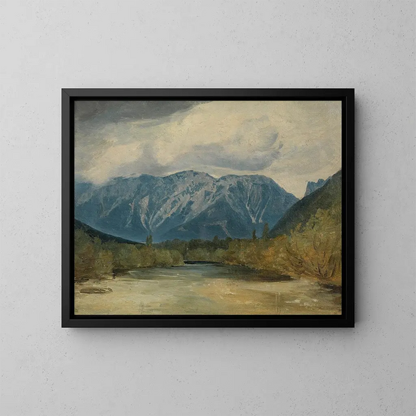 Le Rax in Bassa Austria - Adalbert Stifter — quadro incorniciato alla parete