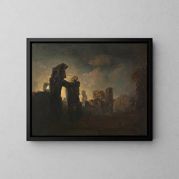 Rovine romane - Adalbert Stifter — quadro incorniciato alla parete