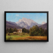 Motivo delle Alpi - Adalbert Waagen — quadro incorniciato alla parete