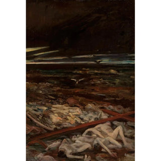 Adam Chmielowski - Pestilence righthand section of the triptych Disaster.webp