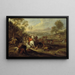 Scontro di cavalleria o Combattimento di cavalleria - Adam Frans van der Meulen — quadro incorniciato alla parete