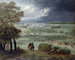 Il castello nuovo di Saint-Germain-en-Laye e i giardini visti dalla riva destra della Senna - Adam Frans van der Meulen — vista dell’opera