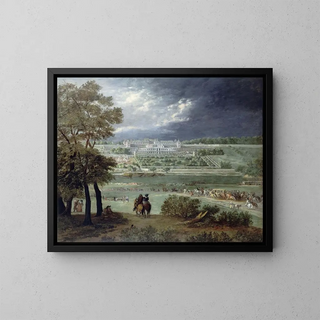Adam Frans van der Meulen - Le Chteau Neuf de SaintGermainenLaye et les jardins vus de la rive droite de la Seine.webp