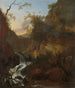 Una cascata - Adam Pynacker — vista dell’opera