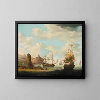 Adam Silo - A Seascape With Tall Ships.webp
