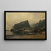 Paesaggio costiero settentrionale norvegese - Adelsteen Normann — quadro incorniciato alla parete