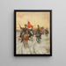 L'Escorte - Adolf Baumgartner-Stoiloff — quadro incorniciato alla parete