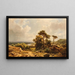 Vista della campagna - Adolf Chwala — quadro incorniciato alla parete
