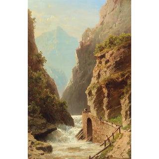 Adolf Chwala - Path On A River Shore.webp