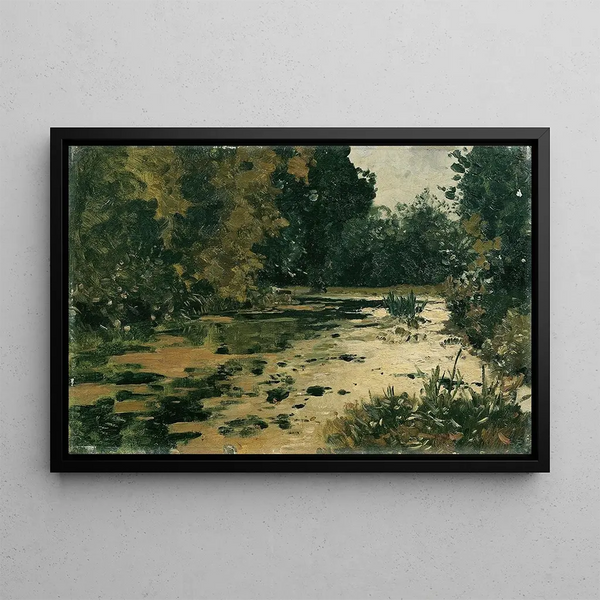 Tempio boschivo Waldbach - Adolf Ditscheiner — quadro incorniciato alla parete