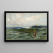 Paesaggio marino - Adolf Fredrik Nordling — quadro incorniciato alla parete