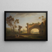 Paesaggio con rovine dell'acquedotto - Adolf Fryderyk Harper — quadro incorniciato alla parete