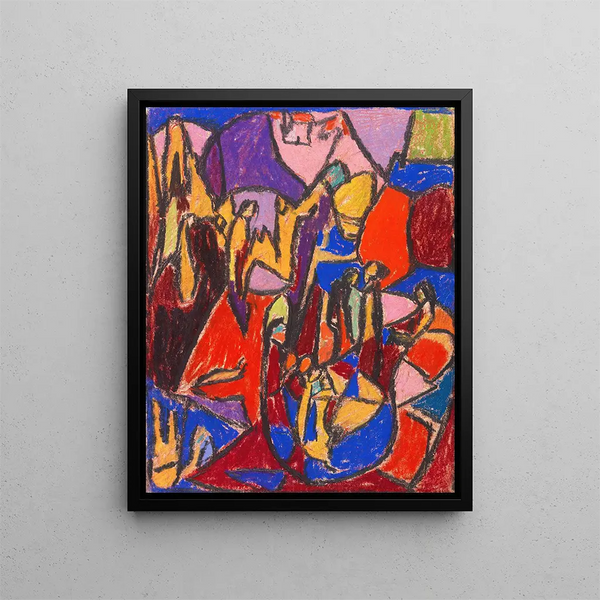 Culte - Adolf Hölzel — quadro incorniciato alla parete