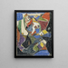 Composition - Adolf Hölzel — quadro incorniciato alla parete