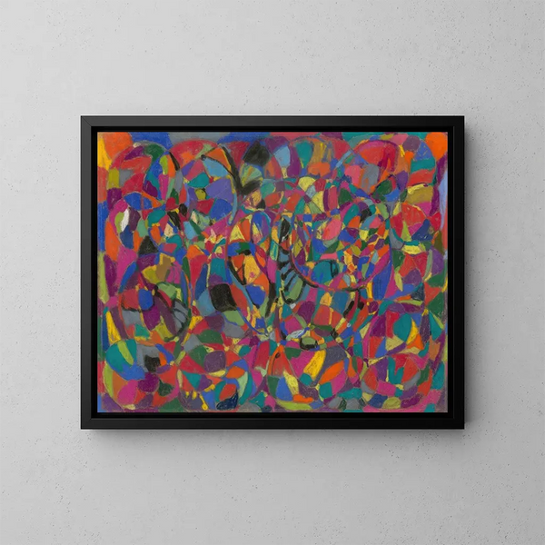 Rythmes Circulaires Dinamiques - Adolf Hölzel — quadro incorniciato alla parete