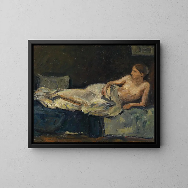 Nu disteso - Adolf Hölzel — quadro incorniciato alla parete