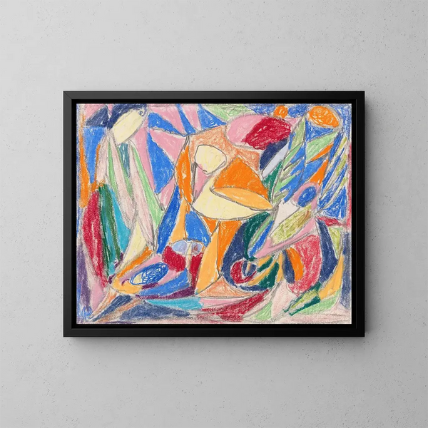 Sans titre - Adolf Hölzel — quadro incorniciato alla parete