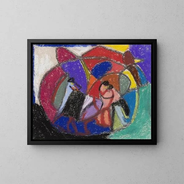 Sans titre - Adolf Hölzel — quadro incorniciato alla parete