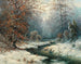 Paesaggio fluviale invernale - Adolf Kaufmann — vista dell’opera