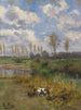 Anatre sul bordo del ruscello - Adolf Lins — vista dell’opera