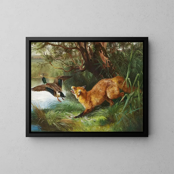 Alla ricerca di un grande sogno - Adolf Mackeprang — quadro incorniciato alla parete