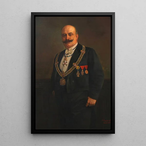 Riproduzione del dipinto Franz Rienssl chef de district - Adolf Mayerhofer