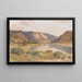 Ville de Wehlen sur l'Elbe Svizzera sassone - Adolf Noether — quadro incorniciato alla parete
