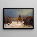 La Retraite de Napoléon de Russie - Adolf Northen — quadro incorniciato alla parete