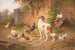 Cane tra le galline - Adolf Nowey — vista dell’opera