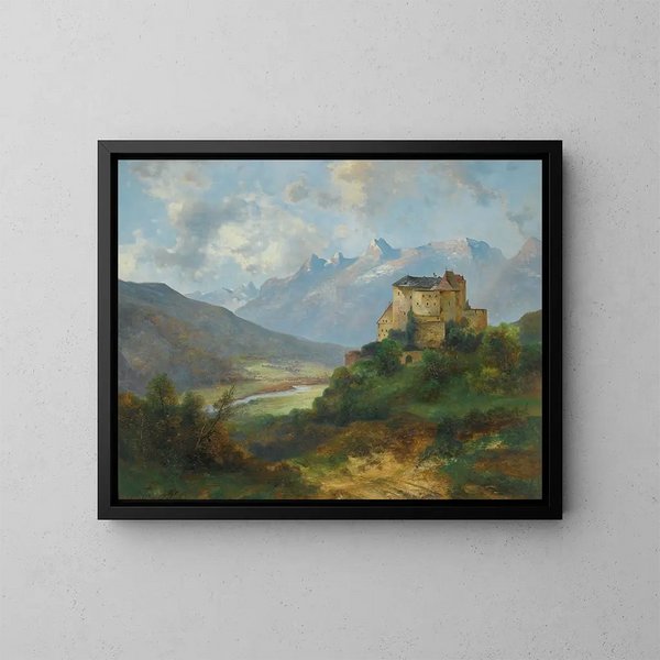 Château de Vaduz - Adolf Obermüllner — quadro incorniciato alla parete