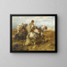 Cavalli - Adolf Schreyer — quadro incorniciato alla parete