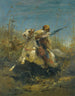 La poursuite - Adolf Schreyer — vista dell’opera