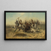 La charge (Conflit de cas) - Adolf Schreyer — quadro incorniciato alla parete