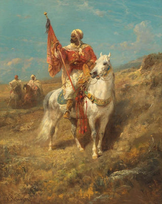 Adolf Schreyer - The standard bearer.webp