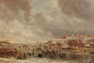 Adolf Stademann - Skating Pleasures at Dusk.webp